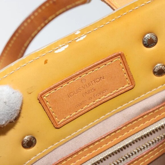 LOUIS VUITTON Monogram Vernis Reade PM Hand Bag Beige - Picture 13 of 16